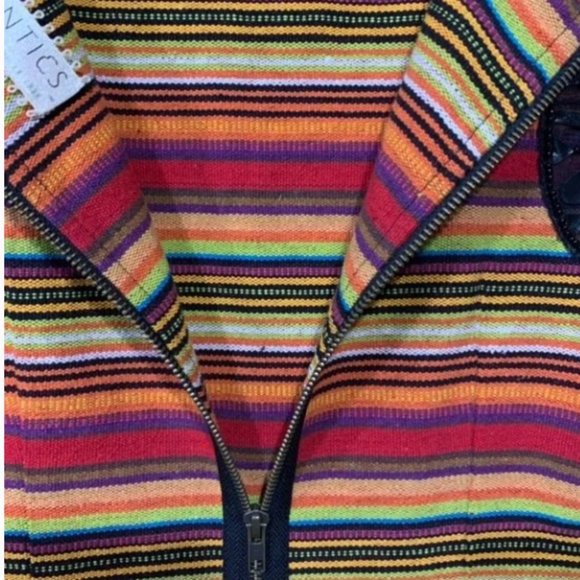 Free People New Romantics Tapestry Shift Dress Beaded Embellished Neck Sz 8 - Picture 4 of 8